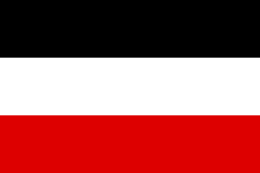 Flagge in Schwarz-Weiß-Rot - groß