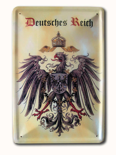 Blechschild Deutsches Reich
