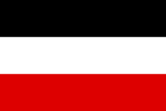 Flagge in Schwarz-Weiß-Rot