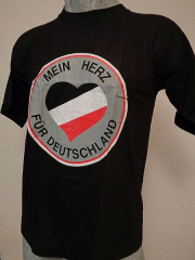 T-Shirt Ein Herz für Deutschland